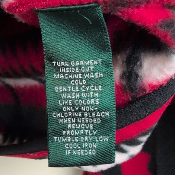 L-RL Lauren Active Southwestern Style Full Zip Fleece Jacket - Picture 8 of 10